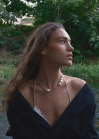 PEARL AND CHAIN NECKLACE