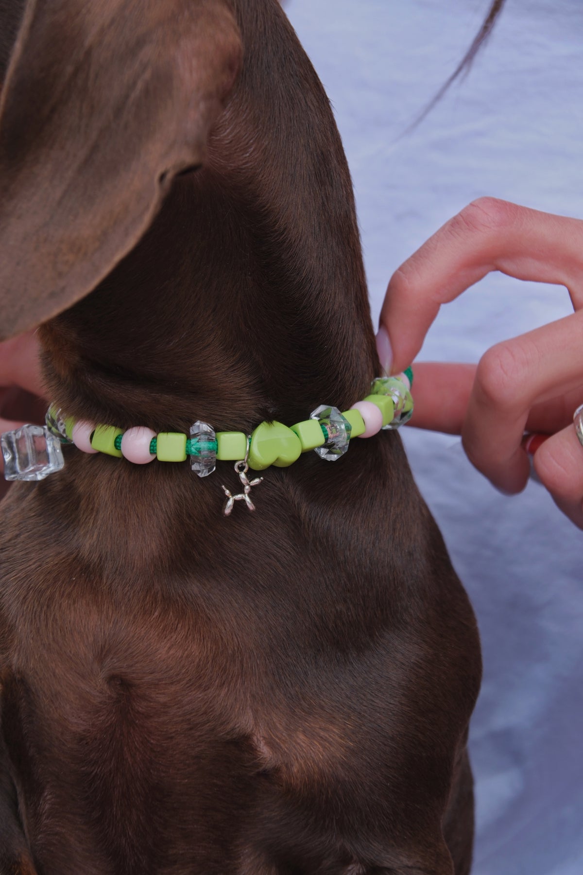 STRAWBERRY MATCHA NECKLACE
