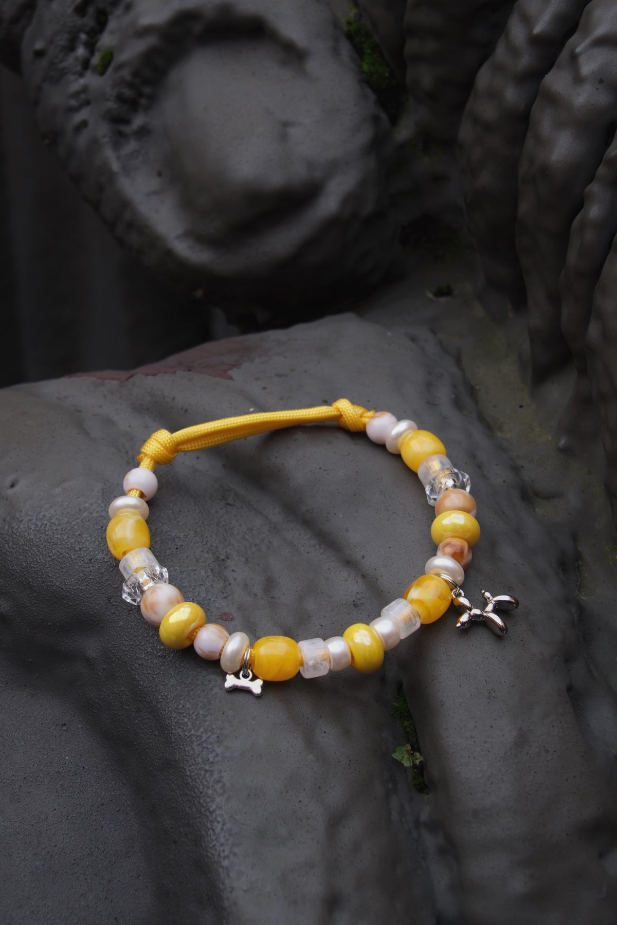 YELLOW GAME NECKLACE