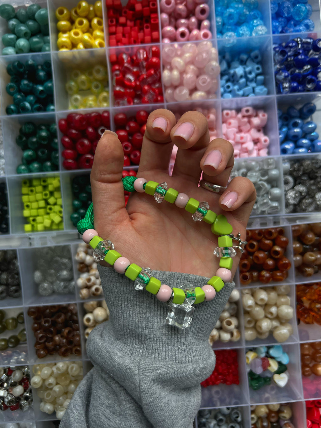 STRAWBERRY MATCHA NECKLACE